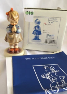 Hummel Goebel ORACIÓN VESPERTINA #495 TMK7 TALLA 4" FIRMADO Scrobek primera edición caja en muy buen estado - Imagen 1 de 9