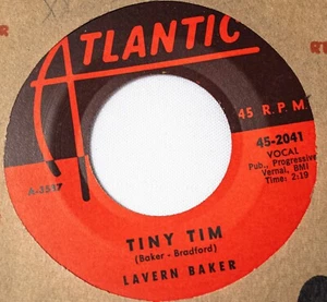 Lavern Baker R&B 45 Tiny Tim bw For Love Of You on Atlantic Records - Picture 1 of 6