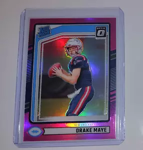 Vista previa óptica de novato Panini Donruss Drake Maye 2024 clasificación Pink Prizm #379 (RC)🏈 - Imagen 1 de 4