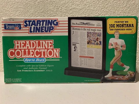 Starting Lineup 1992 Joe Montana San Francisco 49ers Cover