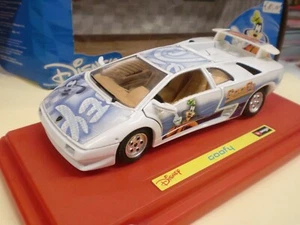BURAGO 1/24 - AUTO LAMBORGHINI DIABLO GOOFY PIPPO   - DISNEY MADE IN ITALY - Foto 1 di 2