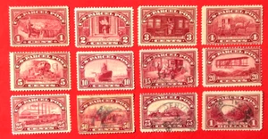 US Sc#Q1-Q12 1913 Parcel Post Mint/Used H/NH OG/NG F/VF (10-383) - Picture 1 of 3