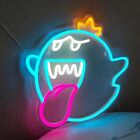 Neonschild King Boo The Ghost Face LED Neonlicht Mario Lampe Acryl Schild