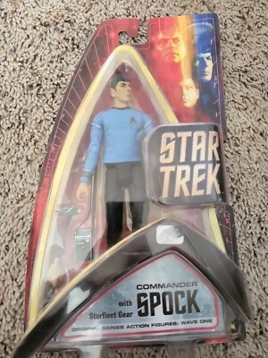 Figura de acción STAR TREK serie original onda 1 - SPOCK (Art Asylum, 2003) nueva en paquete Foto 1 de 3