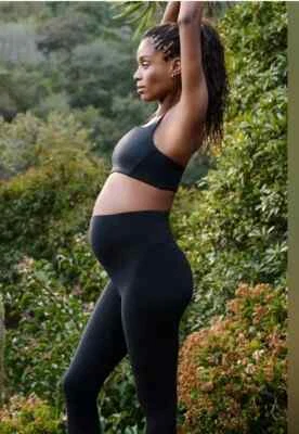 NWT Free People Movement x Hatch Never Better Leggings - BLACK - Size  L - Image 1 of 4