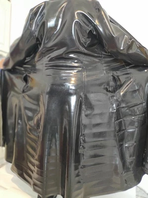 BOLINGIER POLAND FASHION STYLE Handgefertigt Mantel NaturaLatex 100% viele farben XS S M L XL 3XL 4XL Bolingier