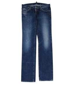 Dsquared2 Womens Low Waist Slim Jeans Size US 8 IT 44 Indigo Blue Wash Denim - Picture 1 of 13