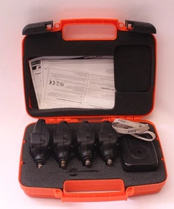 Juego de 4 alarmas y receptores inalámbricos Fox MXR+ - LED azul - carcasa (U) - Imagen 1 de 6