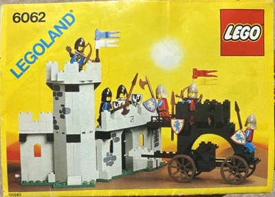 LEGO Set 6062 - Vintage Castle Battering Ram - 100% Completo COMO NUEVO Foto 1 de 4