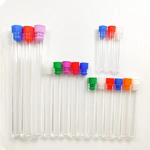 5PCS 7cm Needle Stroage Bottles Plastic Transparent Boxs For Beads Jewelry Drug - Picture 1 of 27