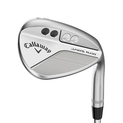 CALLAWAY 2023 JAWS RAW CHROME FULL TOE LOB WEDGE 58°-10° (BOUNCE) J GRIND STEEL - Image 1 of 4