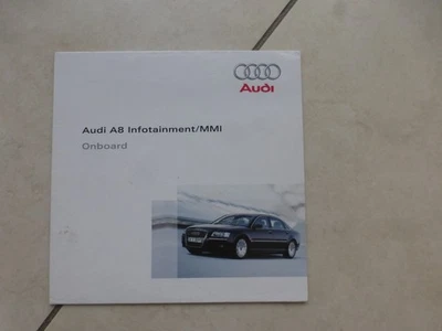 Originale Audi A8 Infotainment / MMI Bedienungsanleitung CD Cover 26256269988 - Bild 1 von 2