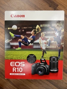 Canon - EOS R10 4K videocamera mirrorless kit 2 obiettivi (93850) - Foto 1 di 4