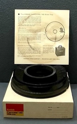 Kodak Carousel 140 Slide Tray In Original Factory Box -  Vintage - Image 1 of 4