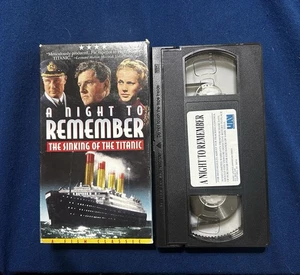 A Night To Remember The Sinking Of The Titanic (VHS, 1991) - Picture 1 of 2