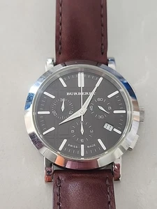 Burberry Herren BU1383 Chronograph schwarzes Zifferblatt Kalender - Bild 1 von 5