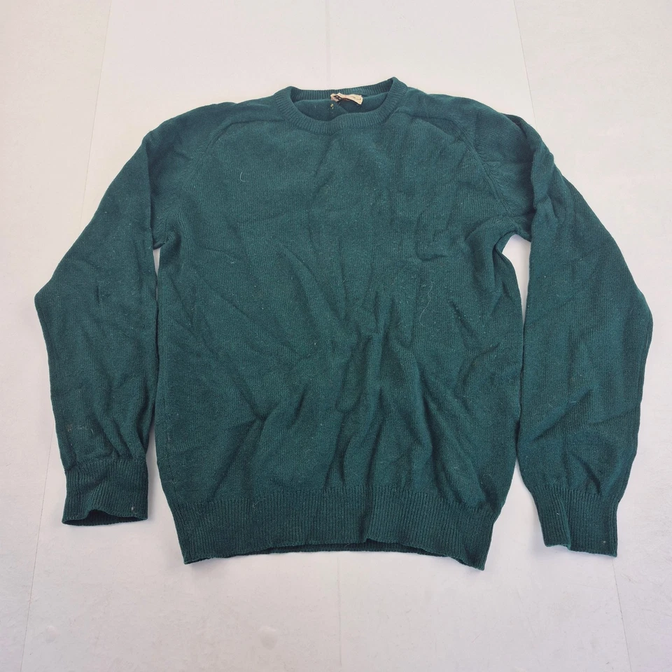 PRINGLE OF SCOTLAND Jumper 38" Small Green Men's Wool Classic Knit Pullover - Image 1 of 4