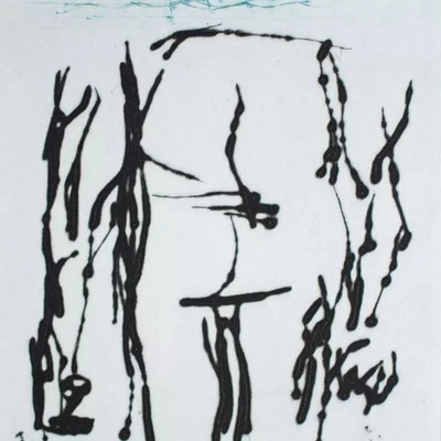 Markus Lüpertz Kunst Regeln geben Neoexpressionismus Farbradierung 2005 A 14/30 - Bild 1 von 4