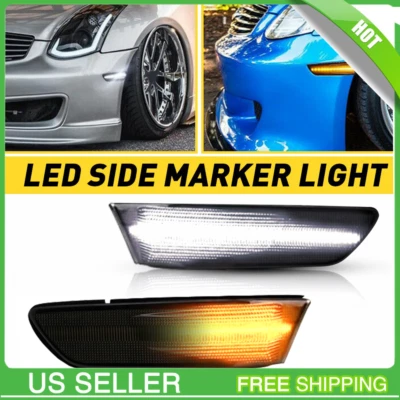 Luces de señal LED laterales para 03-07 Infiniti G35 Coupé conmutación secuencial Foto 1 de 4