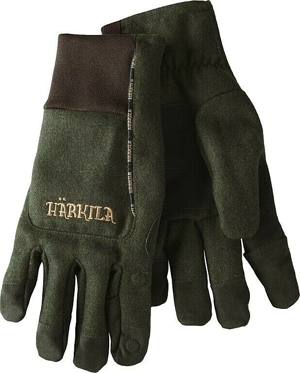 Härkila Gloves METSO ACTIVE - Loden with Leather Imitation - Image 1 of 1