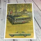Vtg 1963 Pontiac Grand Prix Muscle Car Print Ad Genuine Magazine Advertisement