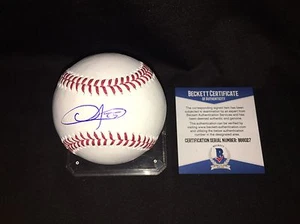 Dexter Fowler Signed Major League Baseball St Louis Cardinals Star Beckett - Picture 1 of 2