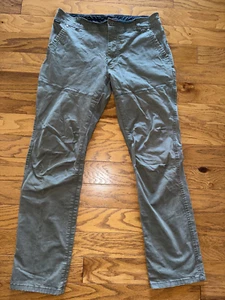Kuhl Generatr Pants Mens 35x34(32)Olive Hiking Outdoor Workwear Lightweight Snap - Picture 1 of 5