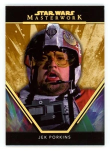 2024 Topps Star Wars capolavoro Jek Porkins oro 1/1 #57 - Foto 1 di 2