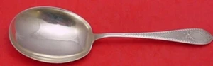 Colonial A Engraved by Whiting Sterling Silver Berry Spoon Large 9 1/8" - Picture 1 of 2