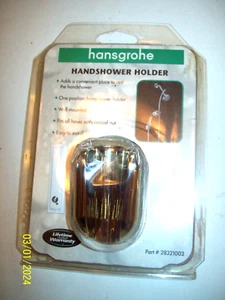 Hansgrohe 28321003 PB Handshower Holder in Brass NEW - Picture 1 of 2