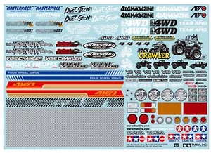 Tamiya 54630 1/10 RC Sponsor Sticker Set For Off Road Truck/Pick Up/Crawler/CC01 - Picture 1 of 1