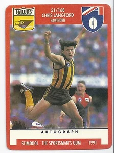 1991 Stimorol (51) Chris LANGFORD Hawthorn "" - Bild 1 von 1