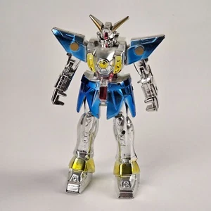 RARE VINTAGE 90'S GUNDAM STYLE CHROME PLASTIC KO FIGURE - Picture 1 of 6
