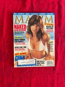 MAXIM 2003 OCTOBER ISSUE GINA GERSHON ON THE COVER - Bild 1 von 6