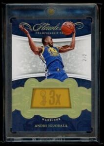 2017-18 Flawless ANDRE IGUODALA Warriors Championship GU Logo Tag 2/2