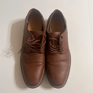 GUESS Schuhe Herren Größe 13 Klassisch Braun "Jakey" Kunstleder Schnürung~ Einmal getragen! - Bild 1 von 6