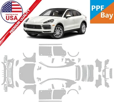 Комплект предварительно нарезанной защитной пленки для Porsche Cayenne Coupe Base/S 2024-2025 PPF - Изображение 1 из 4