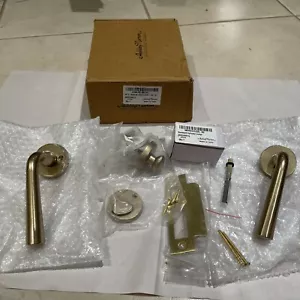 Ashley Norton Door Passage Lever 2" Rose Joan Lever Bronze Q-NB.RS.480.34.L NEW - Picture 1 of 6