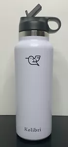 Kolibri Water Bottle Flask Stainless Steel Vacuum Insulated - Straw Lid - 40oz - Picture 1 of 1