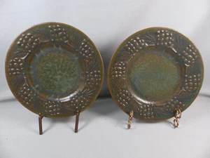 2 Bennington United Crafts Art Pottery Plates Stickley Museum Arts and Crafts #2 - Picture 1 of 10