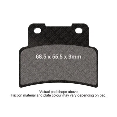 Pastilla de freno de calle sinterizada EBC HH delantera derecha Aprilia NA 850 Mana GT ABS 2009-16 Foto 1 de 3