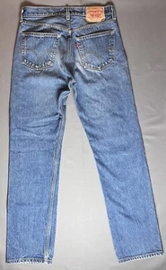 Vintage 90s Levi’s 501xx 5-button fly original fit straight leg jeans 28x31 - Bild 1 von 14