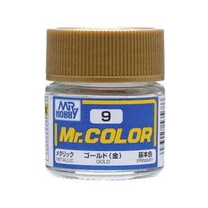 Pintura lacada Mr. Hobby Mr. Color C9 ORO METÁLICO 10 ML - Pintura al óleo - Imagen 1 de 1