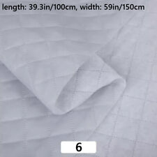 1M Quilted Padded Fabric Cloth Thick Costume Lining Cotton DIY Sewing Crafts