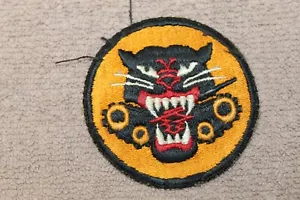 Original WW2 U.S. Army Tank Destroyers 4 Wheel Uniform Patch - Picture 1 of 2