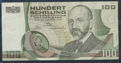 Austria Número de selección: 287 1 punto en la parte superior usado (III) 1984 100 chelines (9398382 Foto 1 de 2