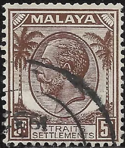 1936 MALAYA STRAITS SETTLEMENTS SC#221 USED VF 🔥George V🔥 - Picture 1 of 1