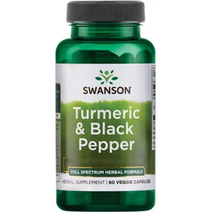 Swanson, Turmeric & Black Pepper, 60 Kapseln - Blitzversand - Bild 1 von 2