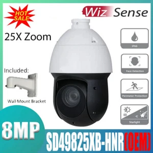8MP SD49825XB-HNR OEM Auto-track 25X Zoom Starlight WizSense IR PTZ IP Camera - Picture 1 of 11