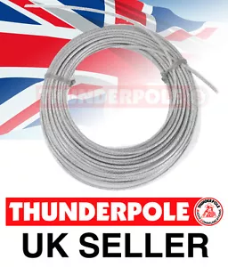 Thunderpole Antenna Wire - Ham Amateur Radio Poly-Weave Cable Aerial - 50m - Picture 1 of 1